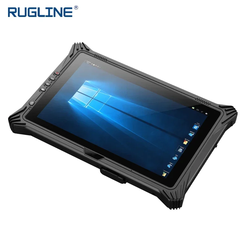 RUGLINE 10.1 Inch Industrial Waterproof IP65 Tablet PC Intel Celeron Quad-core Processor Windows 11 OS Rugged tablet PC