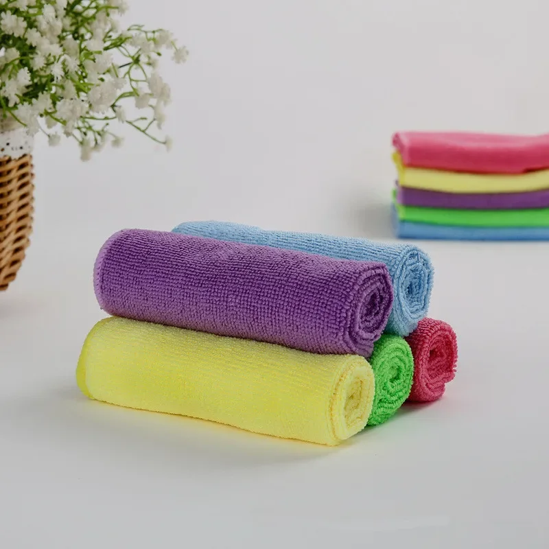 2 قطعة غسيل السيارات السيارات الجافة نظيفة البولندية القماش للمطبخ الأوساخ تنظيف 30x30 سنتيمتر المطبخ غرامة منشفة من الألياف الدقيقة تنظيف الملابس OK 0609