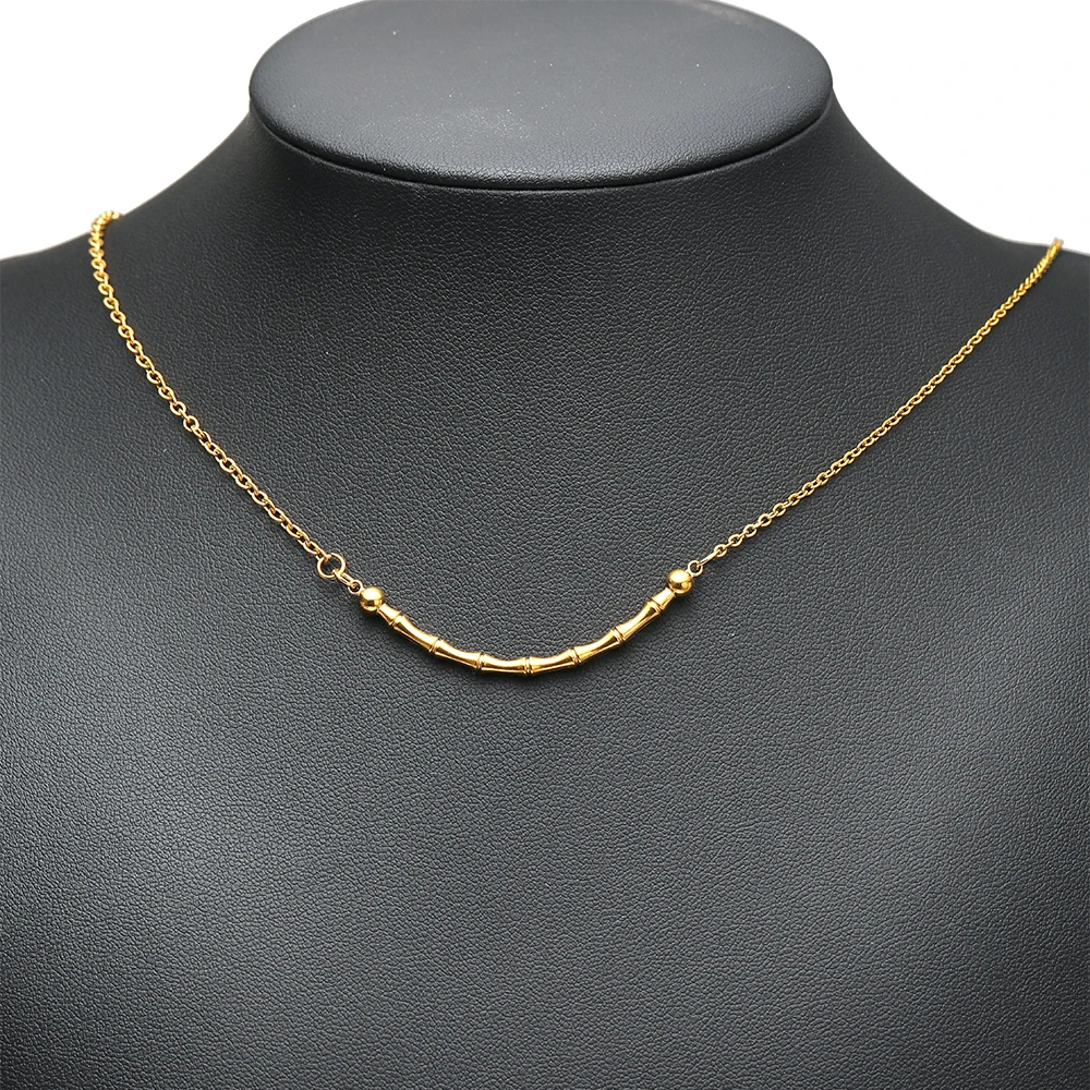 5 Stück Edelstahl-Doppelstift-Verbinder, 18K vergoldet, Anhänger für Halsketten, Armbandzubehör, DIY-Schmuckherstellung – Detail 4