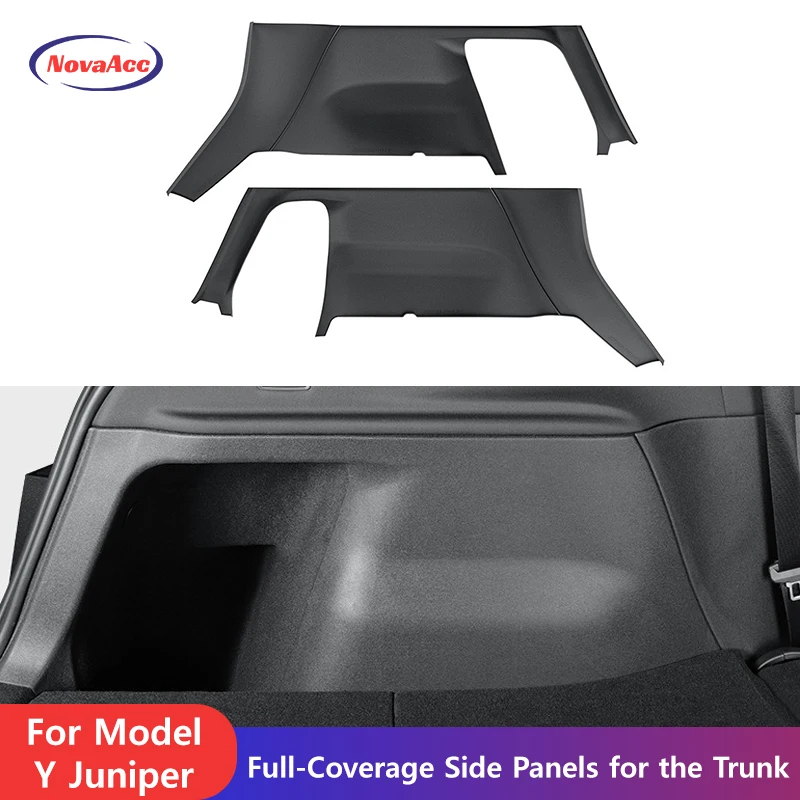 

Car Trunk Full-Coverage Side Panels For Model Y Juniper 2025 Lengthened Protection Covers Wear - Resistant Trunk Guard Plates