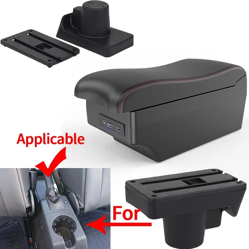 Para Opel Astra caja de reposabrazos para Opel Astra H 2006-2011 reposabrazos de coche caja de almacenamiento de superficie curva instalación Simple dedicada