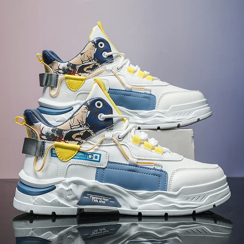 

Модные мужские туфли для папы весны/осени 2025 года — ультрапопулярные модные кроссовки с дышащей сеткой на толстой подошве, стильные и универсальные