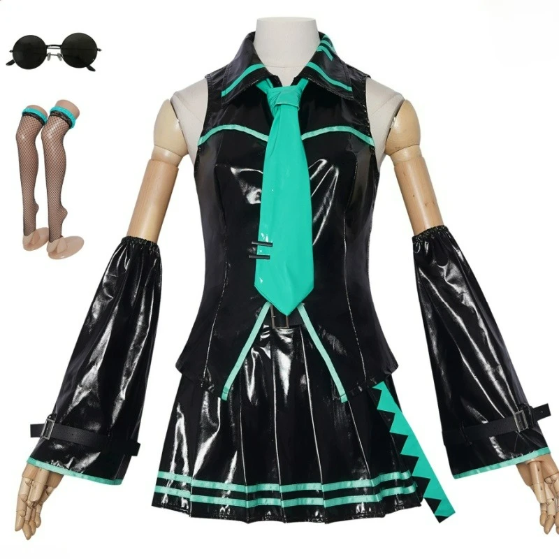 

Аниме Косплей Полный комплект Костюм Косплей Кожаное миди Сексуальное Платье Хэллоуин Карнавальная Вечеринка Для Женщин JK Униформа Сценические Костюмы