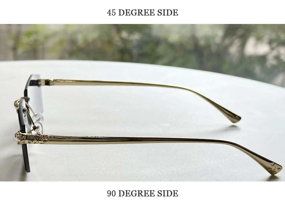 2026 randlose Sonnenbrille Frauen Vintage Luxus Mode Gläser Shades Dropshipping Luxe Lentes De Sol Mujer Lunette Soleil Femme – Detail 18