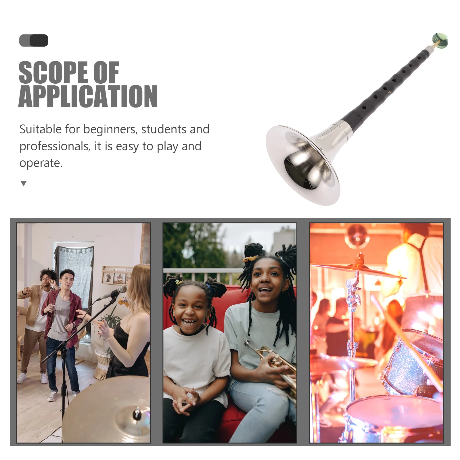 

1 Set Professional Rosewood Suona F Key Lightweight Wind Instrument For Beginners Chinese Traditional Ethnic Music Instrument