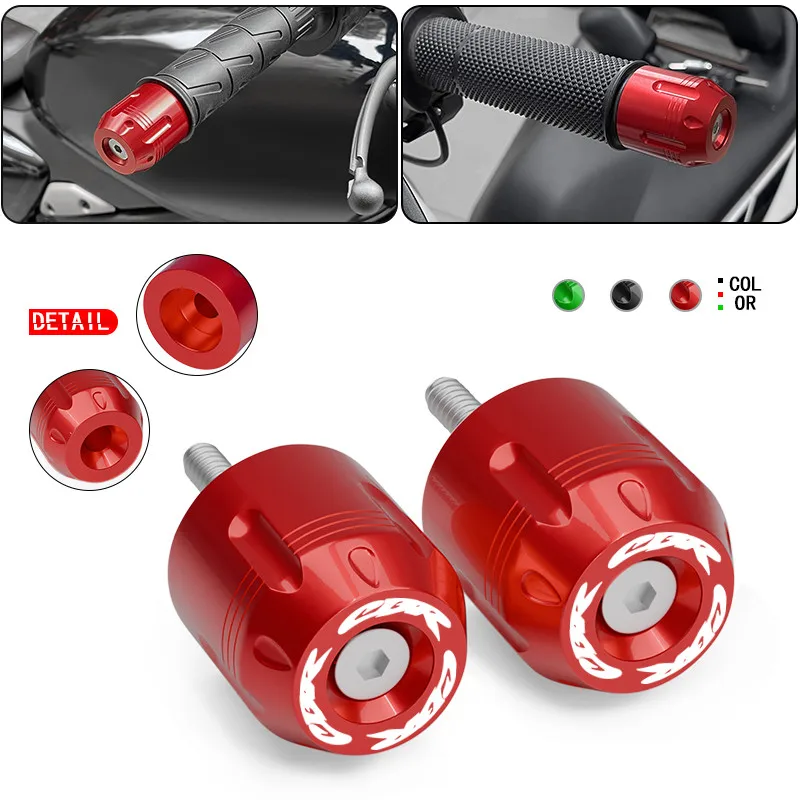

For CBR650R 650F CBR600RR CBR1000RR CBR250RR 500R 400R 300R 1100XX 900RR 929RR 954RR Motorcycle Handlebar Grip Ends Plugs Cap