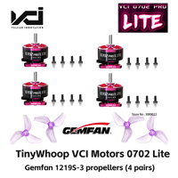 VCI HOBBY 0702 Pro Lite 23000 27000 30000kv 1S FPV Brushless Motor GEMFAN 1219S props Dual Ball Bearing For FPV RC Racing Drone