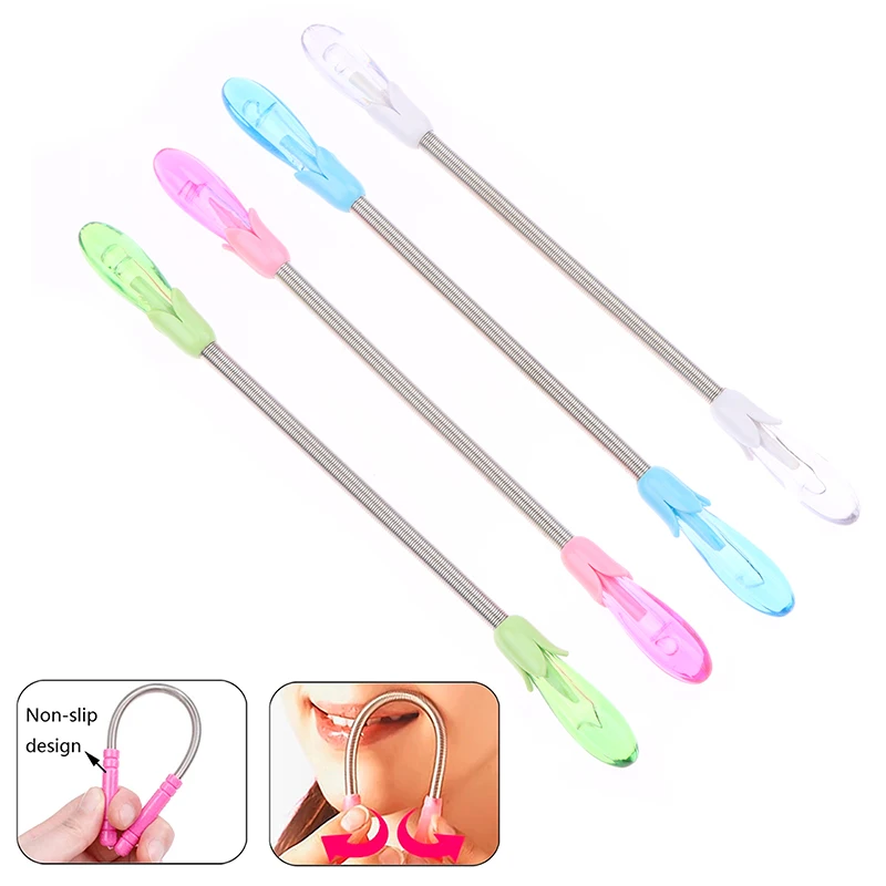 1 Stuks Facial Hair Remover Lente Voor Vrouwen Gezicht Kin Wang Snor Bovenlip Haar Remover Lente Epilator Threading Tool