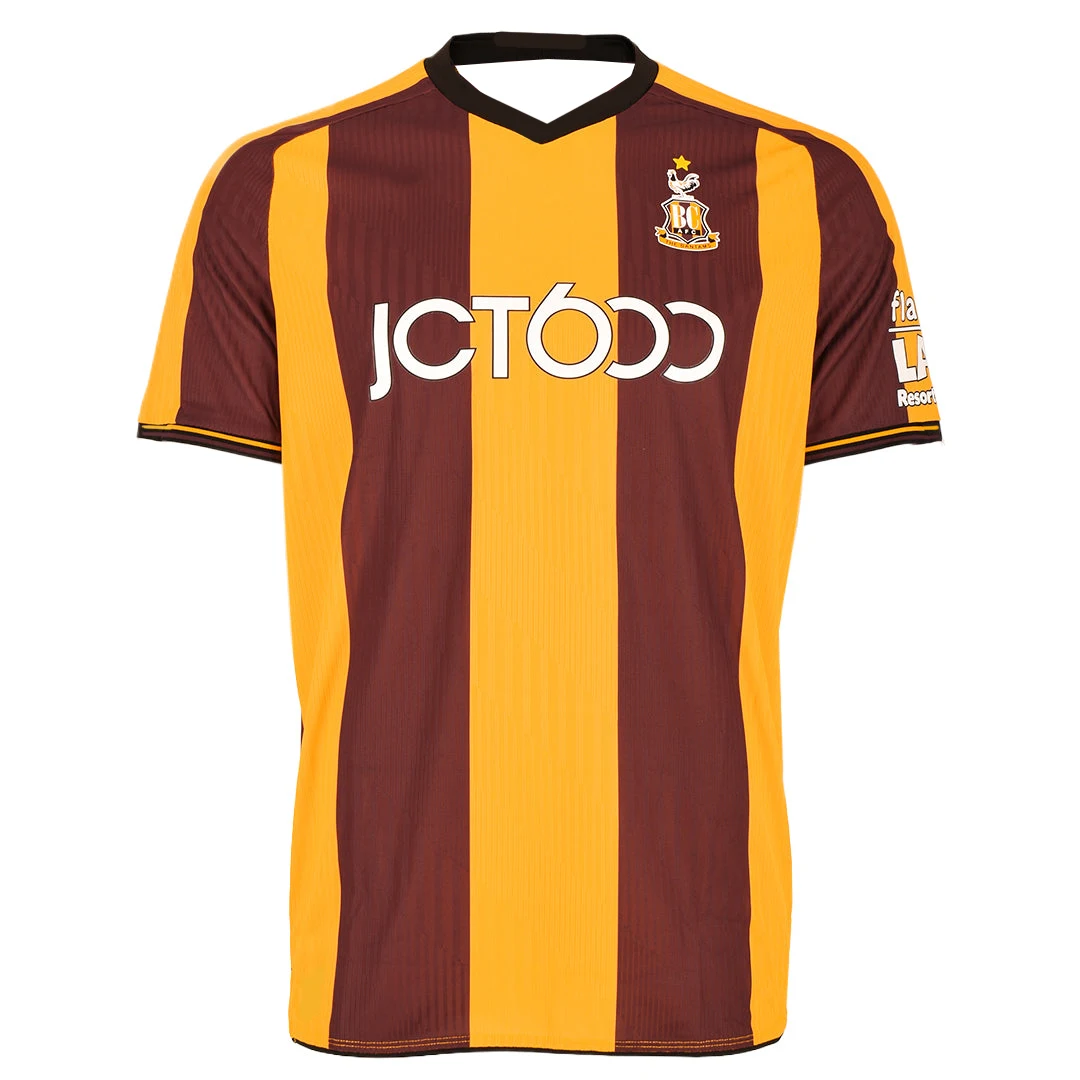26_27 Bradford City Trainings-T-Shirt mit kurzen Ärmeln, 3D-Druck, lässiges, atmungsaktives und bequemes Familien-T-Shirt mit kurzen Ärmeln – Detail 4
