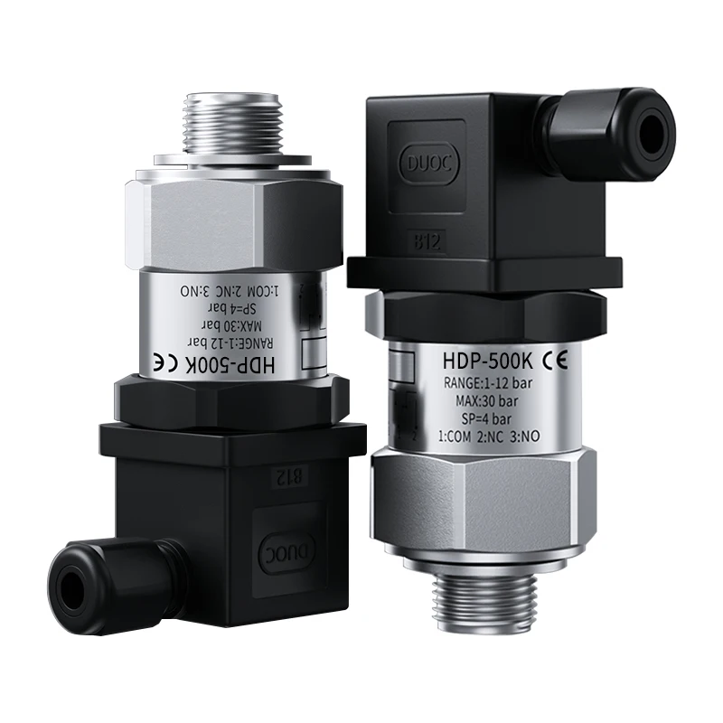 Adjustable Pressure Switch for Water Pumps Air Pressure Hydraulic Oil Intelligent square pressure switch