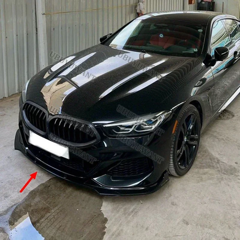 Für BMW 8er G14 G15 G16 M Sport 840i 840d M850i MP Frontstoßstangenlippe, maßgefertigte Teile, Frontspoiler-Schutz, Karosserie-Kits