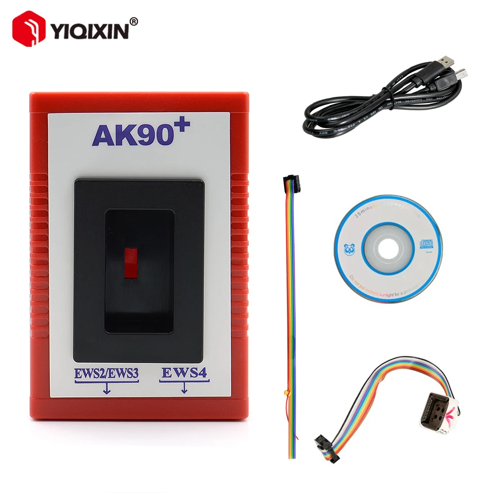 

AK90+ OBD Car Key Programmer Tool Matching Tool For BMW EWS4 4.4 EWS3 3.3 EWS2.1 2.2 Code Reader Version V3.19 AK90 Key Maker