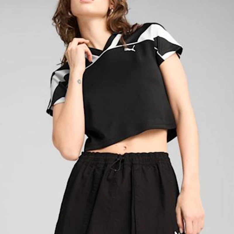 

PUMA Genuine 2025 Summer Women's Fashion Trendy Short-sleeve Polo Shirt 629783-01