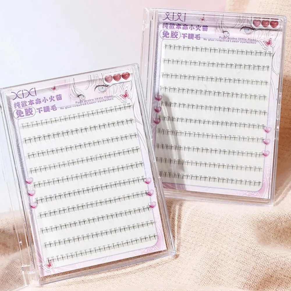 Cílios postiços segmentados sem cola, 120 claros, faça você mesmo, autoadesivos, extensão de cílios, maquiagem, pacotes de cílios femininos