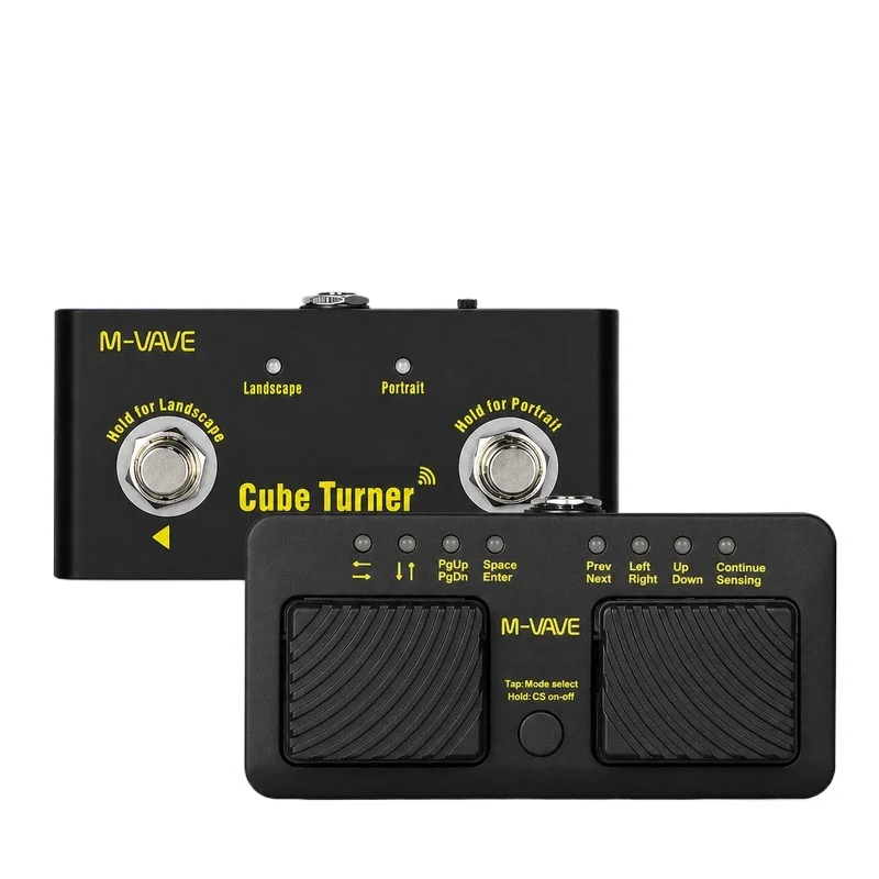 M VAVE Wireless Bluetooth Page Turner Smart Sheet Music Flipper Foot Pedal For Ios Android Piano Guitar Performance view 6
