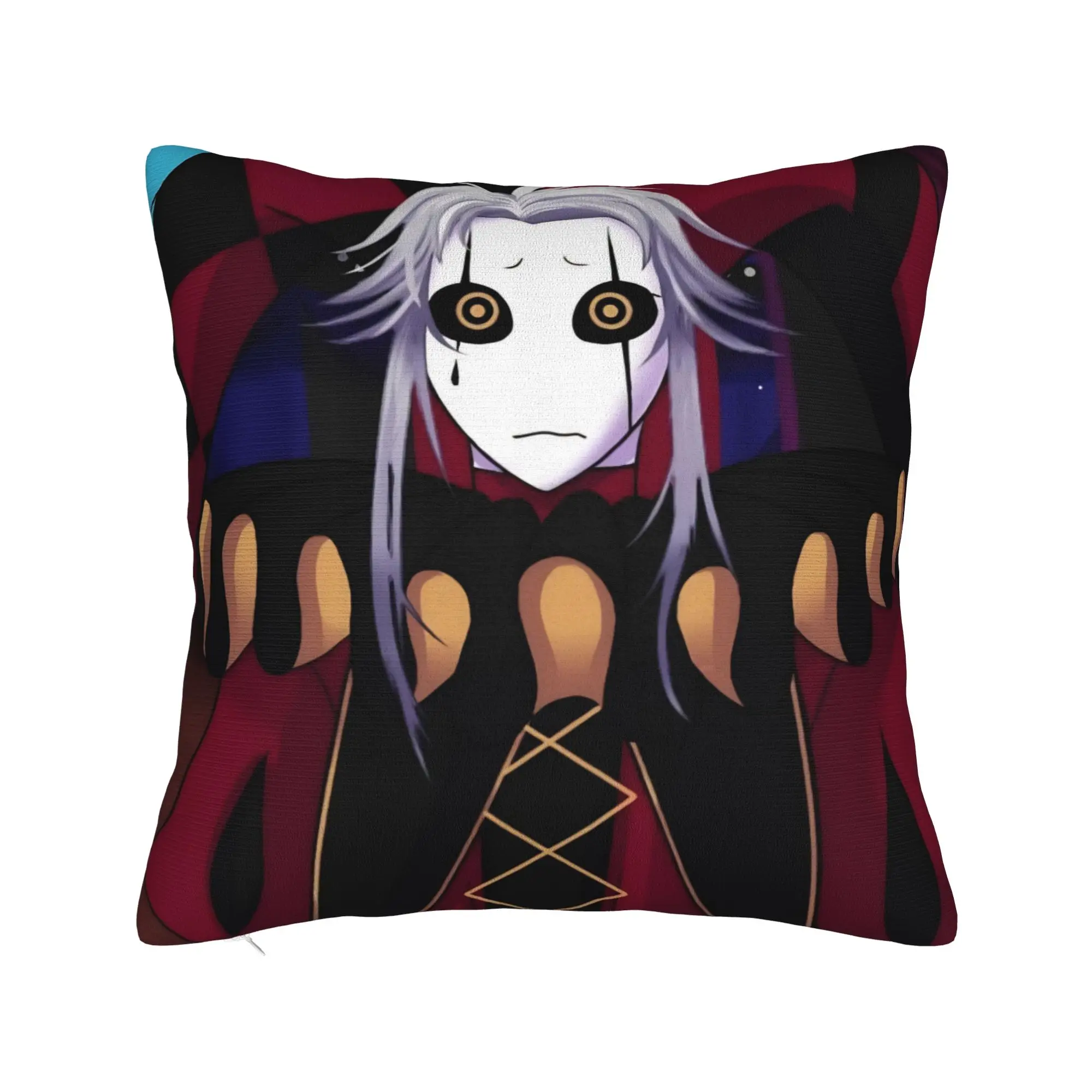 Pierrot Harlequin Jester TFC Square Pillow Cases Freak Circus Cushion Cover Decorative Throw Pillow Case Cover for Home 40*40cm