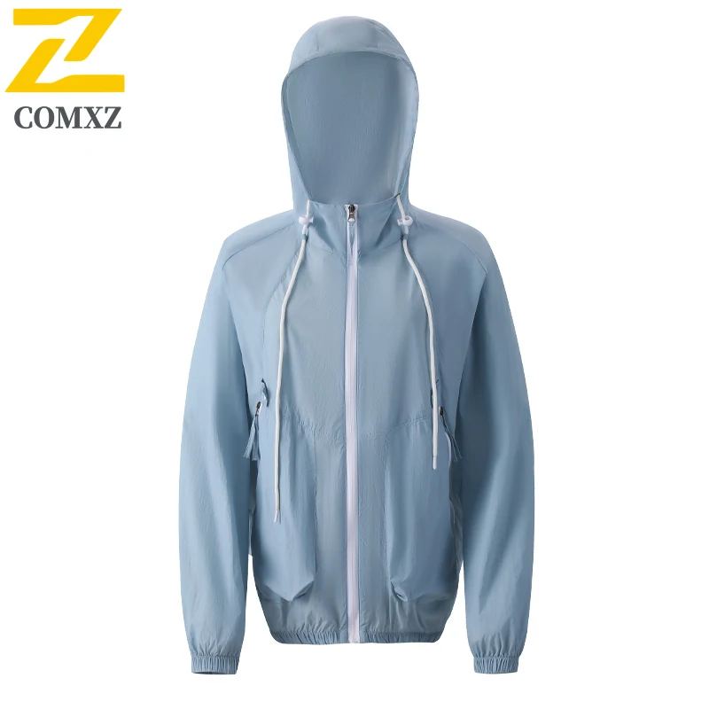 New Sunscreen Ice Jacket Unisex USB Cooling Fan Coat Smart Technology Air Conditioning Clothes Outdoor Fishing Skin Windbreaker