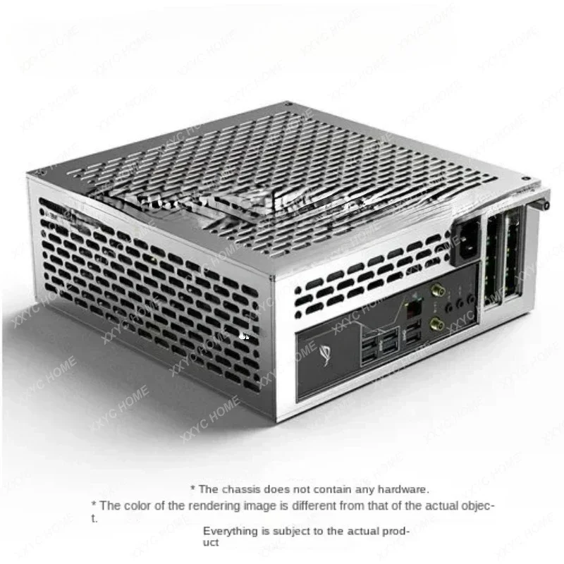 Single-display 1u Power Supply Itx Chassis Double-sided Chamfer Lzmod 5L Mini A24-V5 Dual-slot