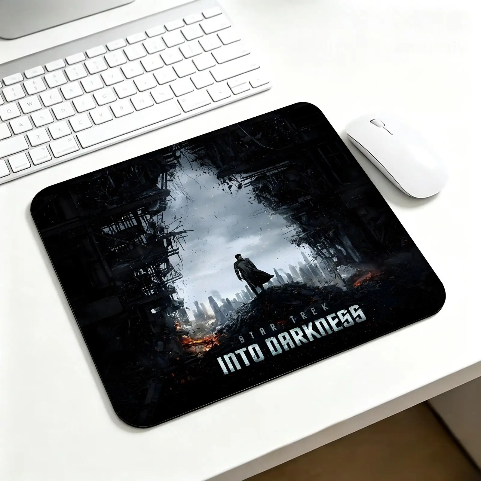 Mouse Pad Regular gaming mouse pad Star Trek Office mouse pad Laptop desk mat Stitched edge S/M/L size mouse pad