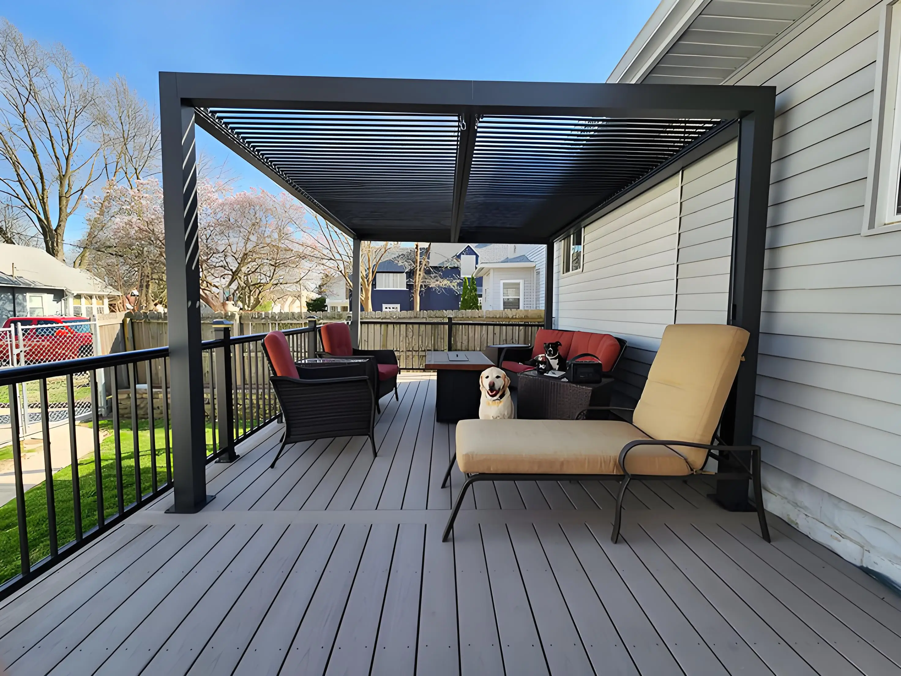 Fully Automatic Terrace Roof Retractable Sliding Folding Motorized Louvered Waterproof Aluminum Gazebo Outdoor Canopy Pergolapro