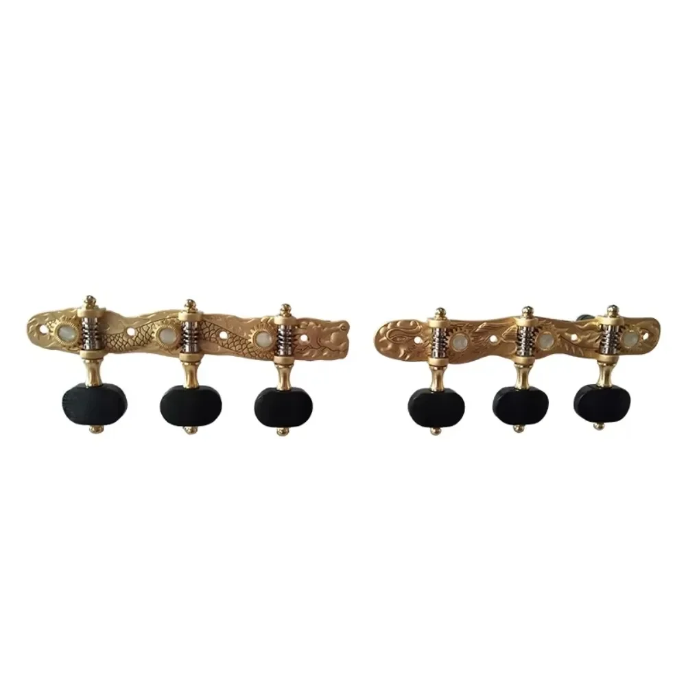 Made in China Wholesale Gold Plate Classical Guitar Tuner High Quality Nylon String Spanish Guitar Accessories Head