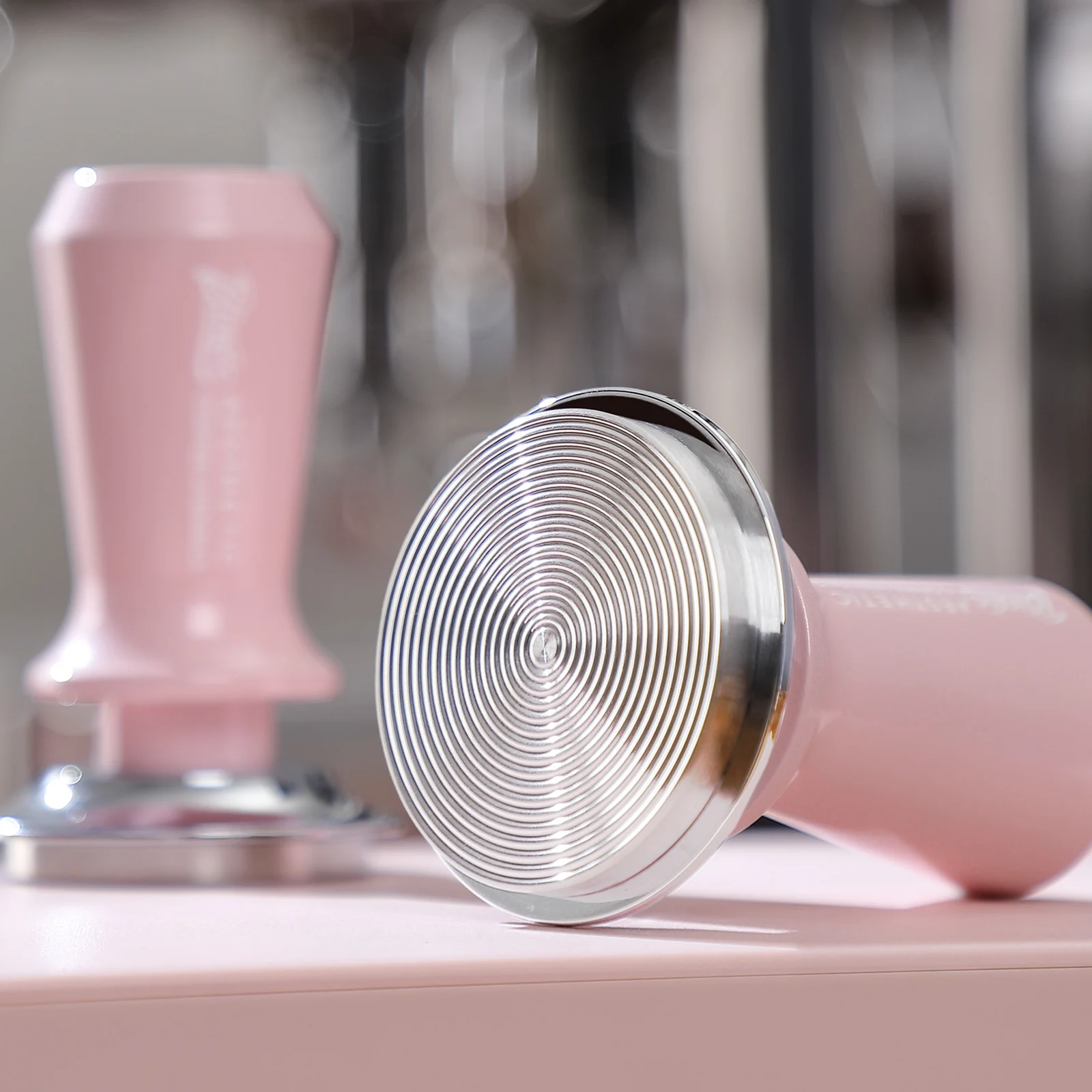 

Bincoo Stainless Steel Coffee Tamper Double Spring Threaded Bottom – Portable Barista Tool Easy to Clean Espresso Accessories