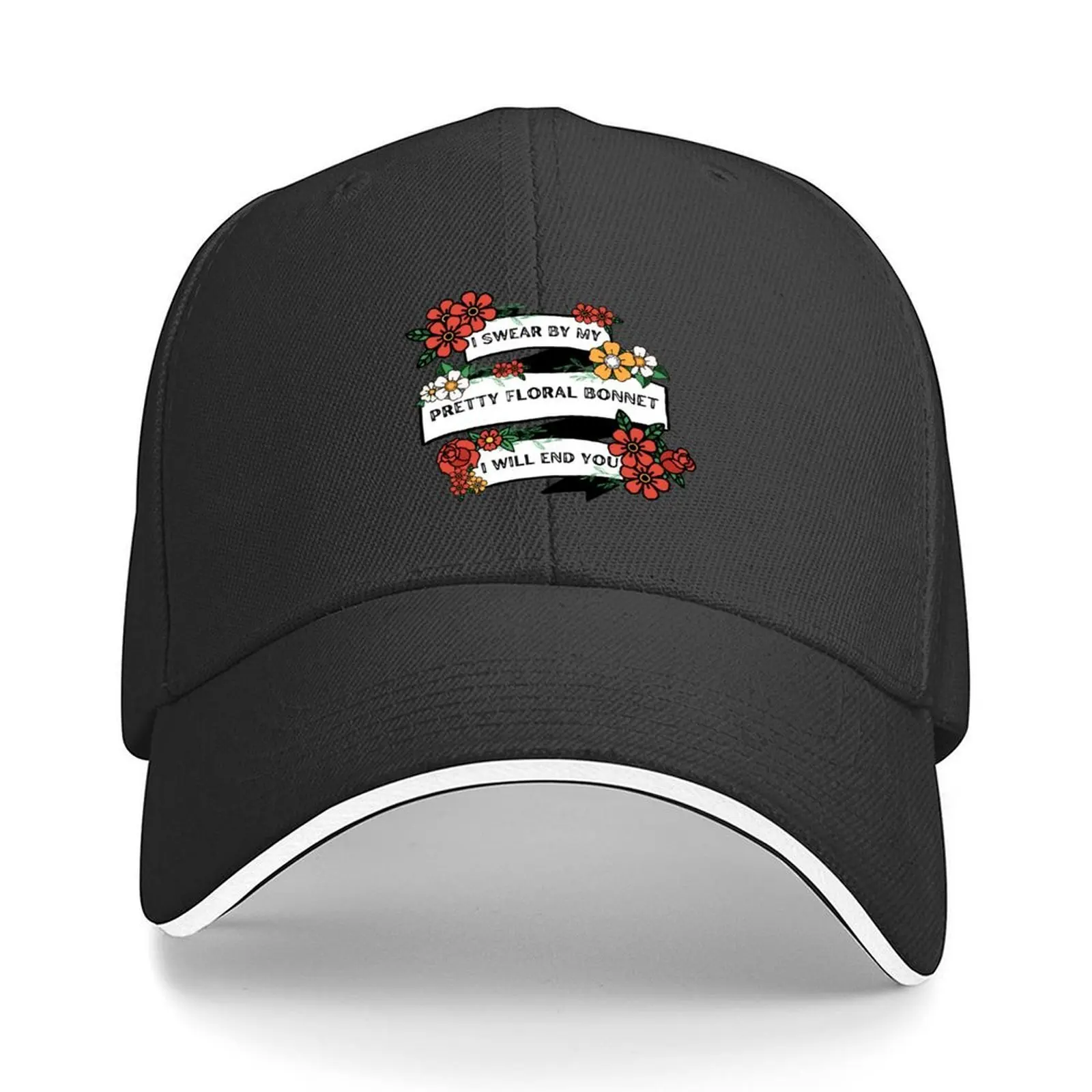 

Pretty floral bonnet - Firefly Baseball Cap Beach Bag Rave luxury caps Fishing cap Women's Golf Wear Men's