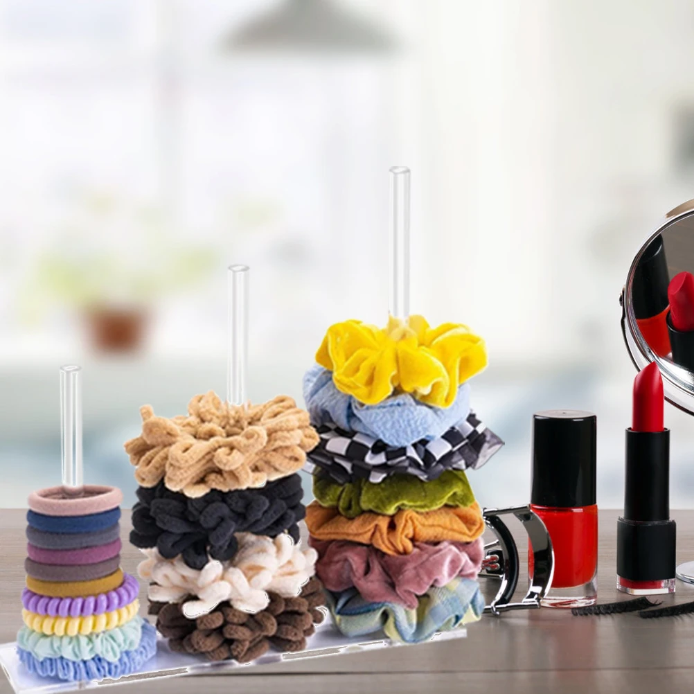 

Desktop Hair Ring Rack Simple Stylish Shaped Design Hair Rope Storage Tool Bracelet Display Stand Home Organization