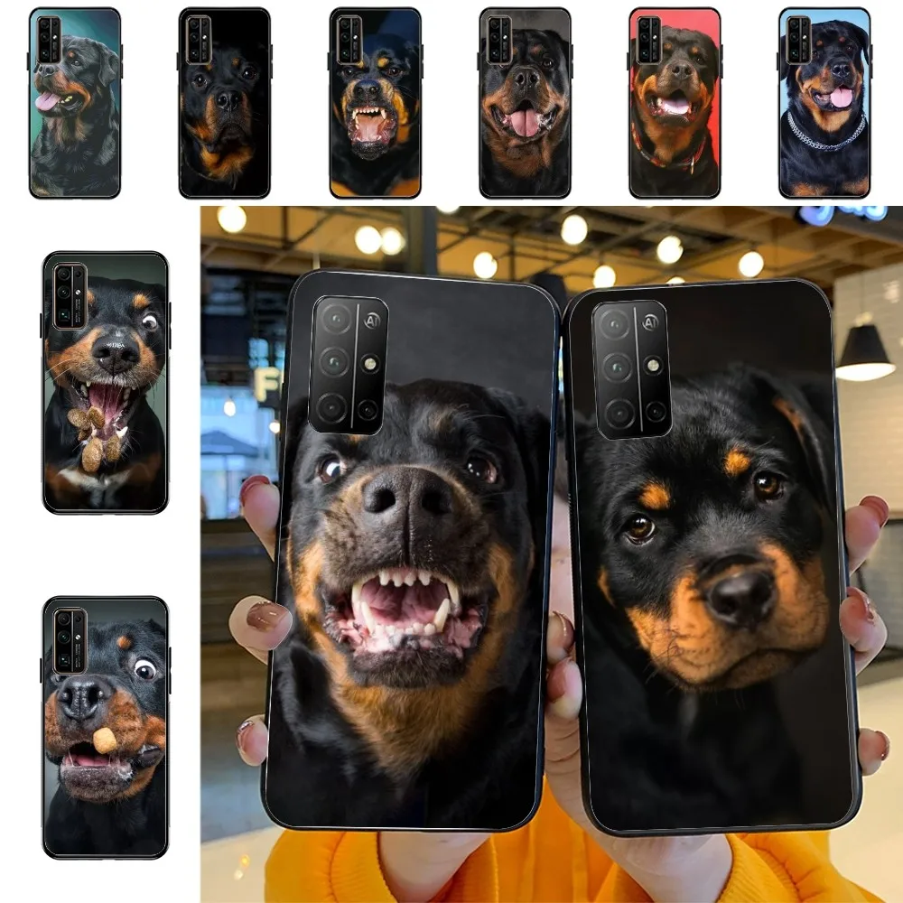 Rottweiler Dog Phone Case For Huawei Honor 10 lite 9 20 7A 9X 30 50 60 70 pro plus Soft Silicone Cover