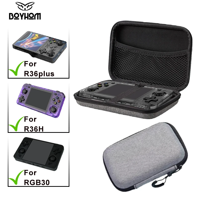 Protect Game Storage Case for R36H R36Plus RGB30 R36S R35S Portable Storage Console Bag Carry Case for Anbernic RG35XX XU10