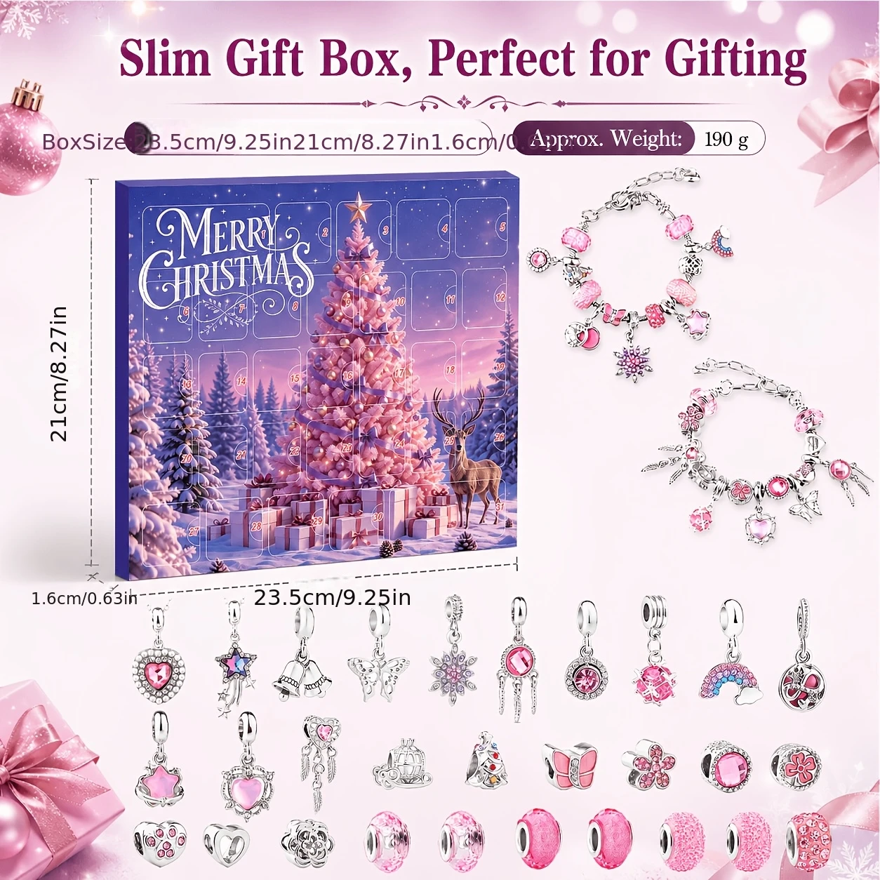 Kit de Pulseira de Contas de M - Advent Calendar Gift avaliação e preço