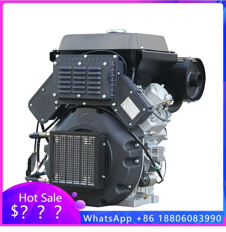 Chinese biggest power two cylinder air cooled 30h·p die·sel engine 2V98F