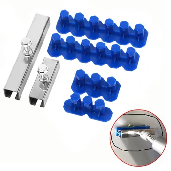 6Pcs Auto Dent Reparatur Ersatz Werkzeug Universal Paintless Dent Reparatur Klebstoff Blau Kleber Tabs Tools Kit Für Entferner Hagel pit