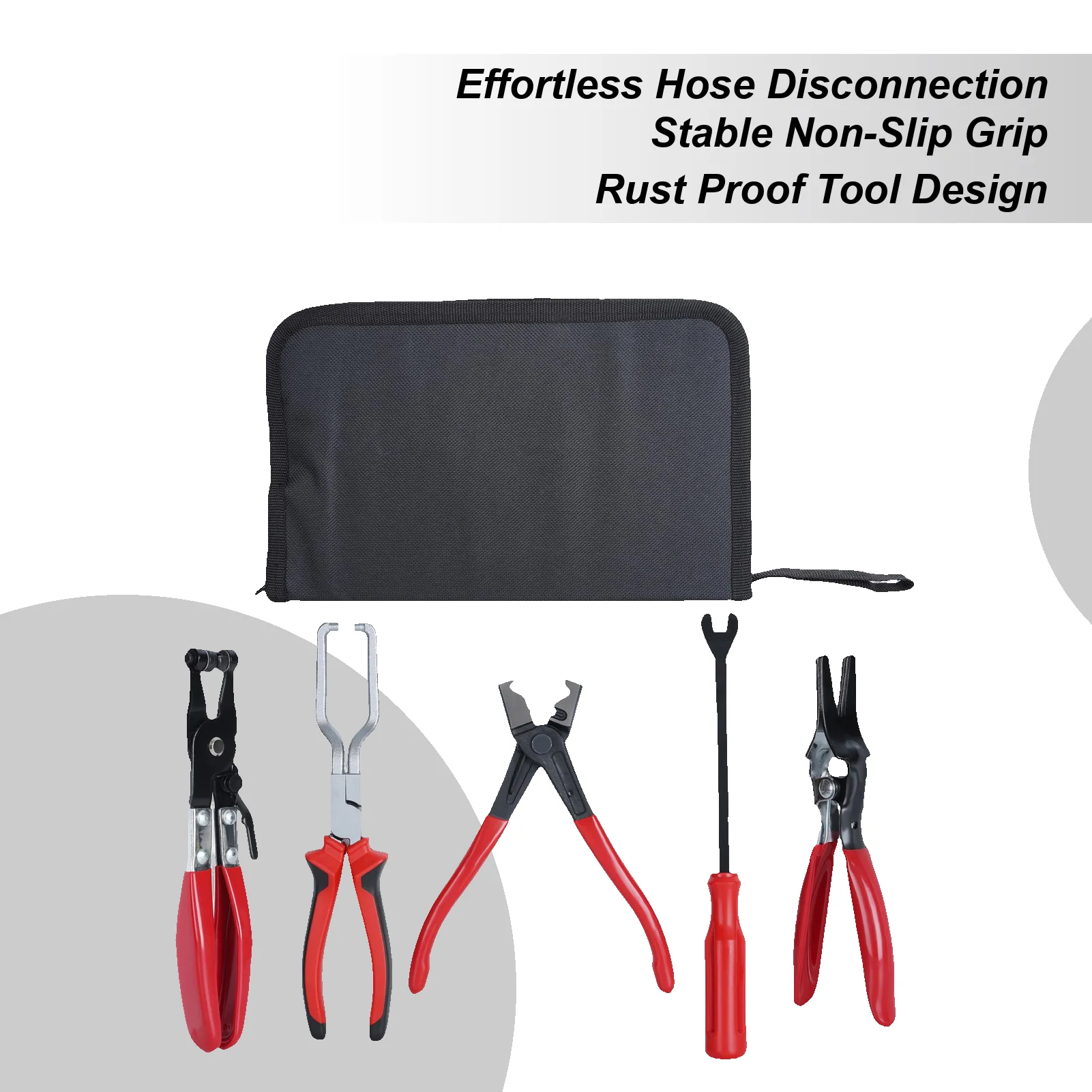 

Auto Pliers Removal Tools for Water Pipe Hose Flat Band Ring Tube Clamps Repair Kit Motorcycle Truck Trailer Car Accessories