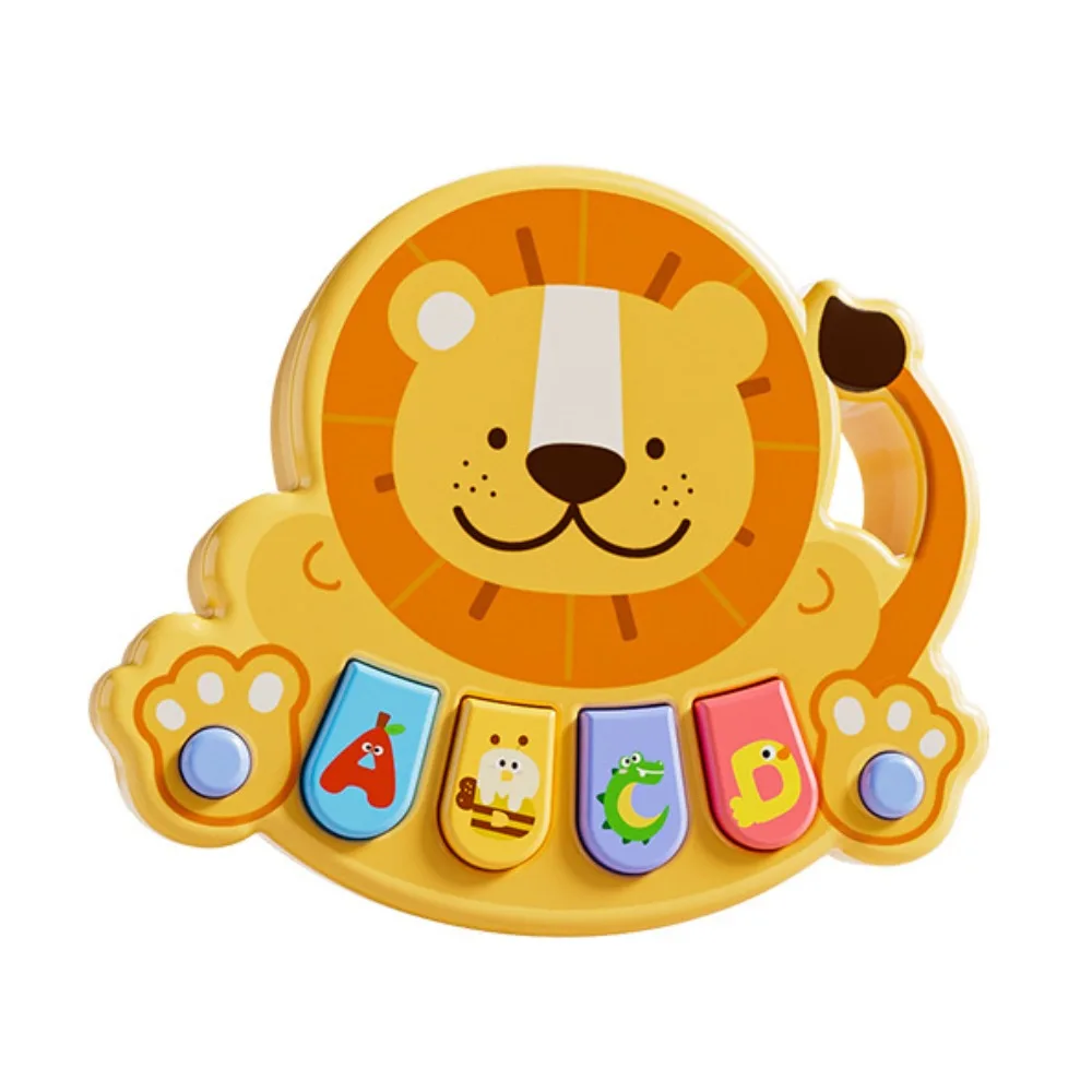 

Musical Kids Electronic Piano Toy Pink Early Educational Lion Music Baby Toys Learning Music Multifunctional