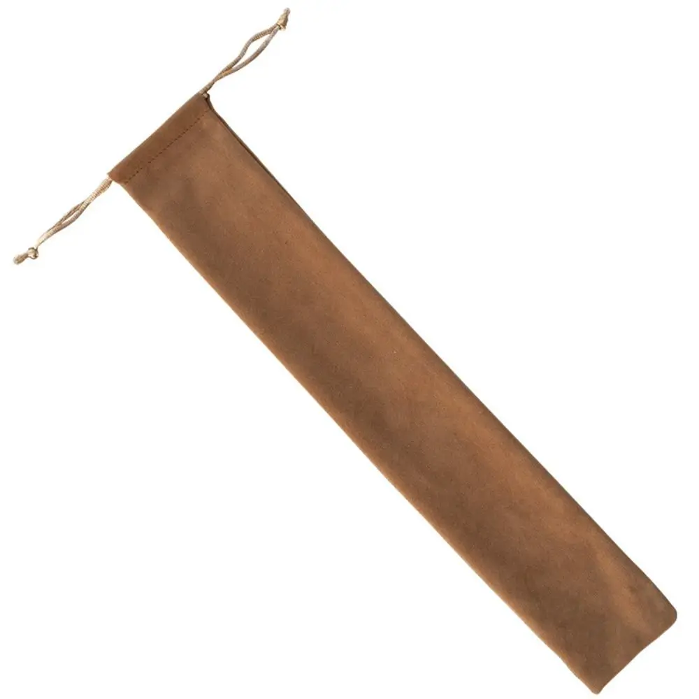 

Chinese Brush Calligraphy Paintings Bag Velvet Cloth High-end Folding Hand Fan Bag Gifts Packing Vintage