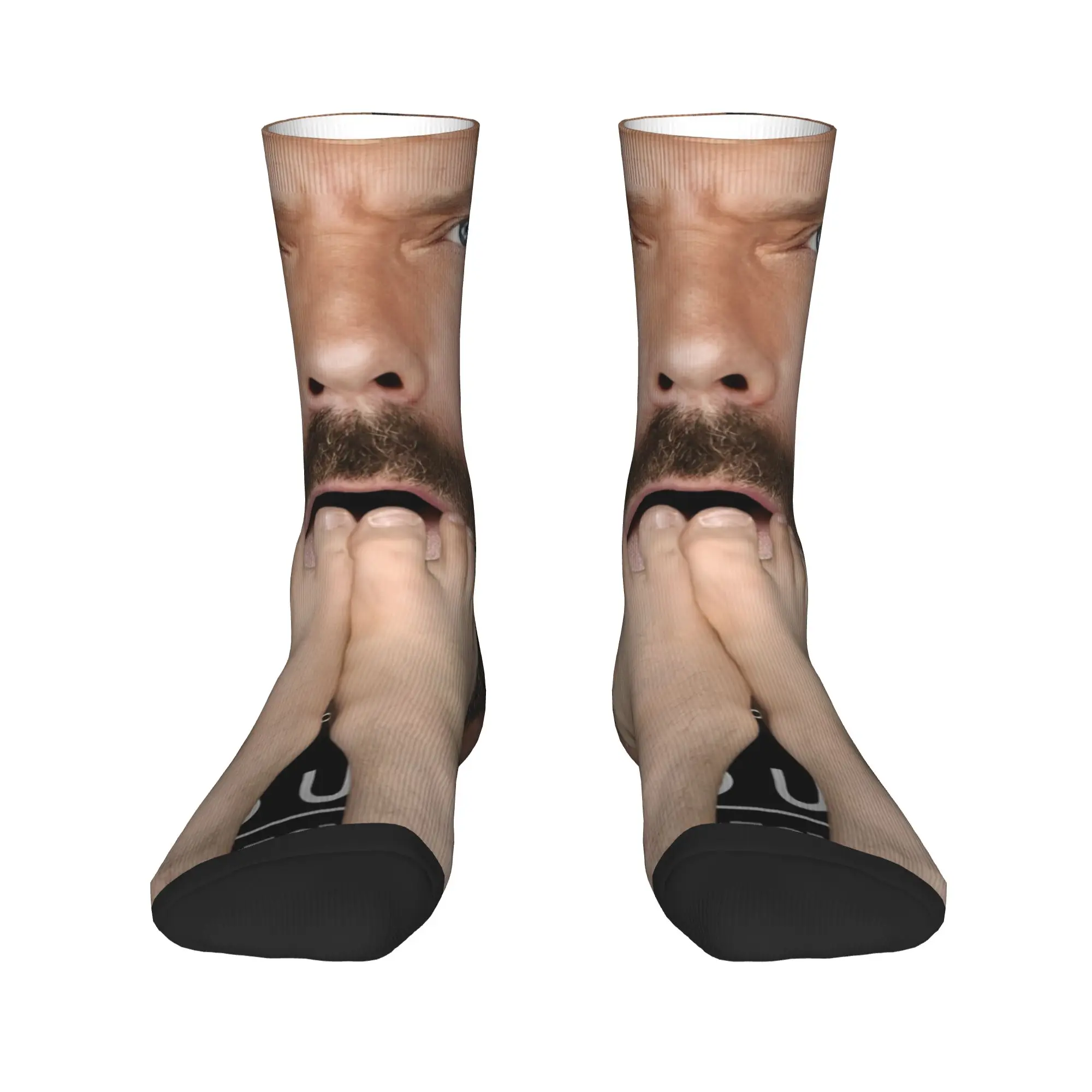 جوارب American Television House MD جوارب غير قابلة للانزلاق للنساء والرجال جوارب تسلق ناعمة جوارب مطبوعة كورية للخريف #2