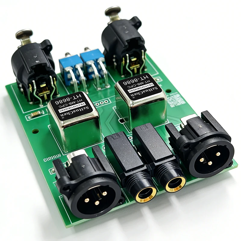 Audio-Isolator zur Geräuschreduzierung, DI-Erdungsbox, 6,35 mm auf XLR, Stereo, für Landwirtschaft, E-Gitarre, Soundkarte, Geräuschunterdrückung – Detail 1