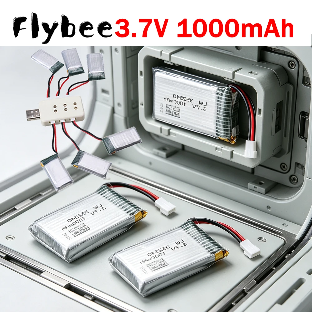 3.7V 1000mAh Lipo Battery for Syma X5 X5C X5SC X5SW TK M68 CX-30 K60 905 V931 Remote Control Drone Accessories 3.7V RC Batteries