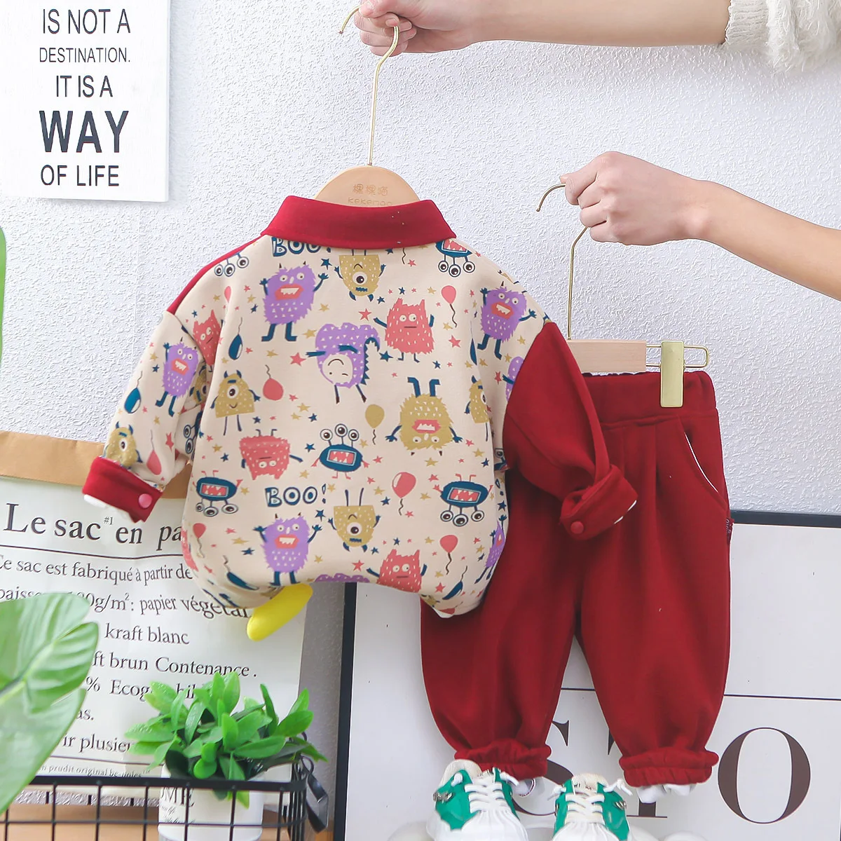 ملابس ربيع للأطفال الصغار 2025 ملابس أطفال أولادي جديدة من 1 إلى 5 سنوات معاطف غير رسمية مرقعة برسوم كارتونية + تي شيرت + سراويل بدلة أطفال أولادي #4