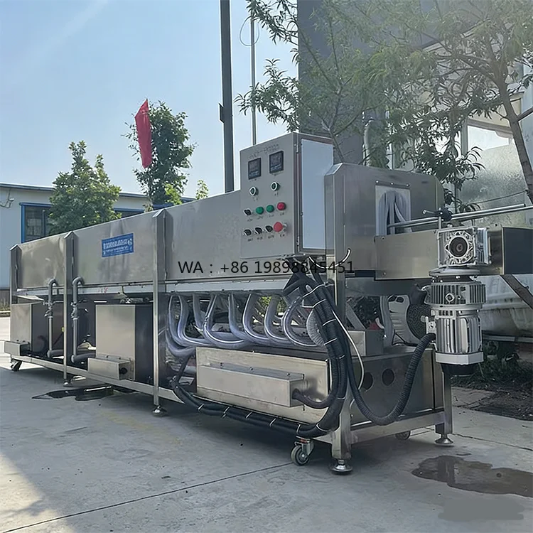 Automatic Glass Bottle Washer Industrial Bottle Cleaning for Beer Wine Production High Efficiency