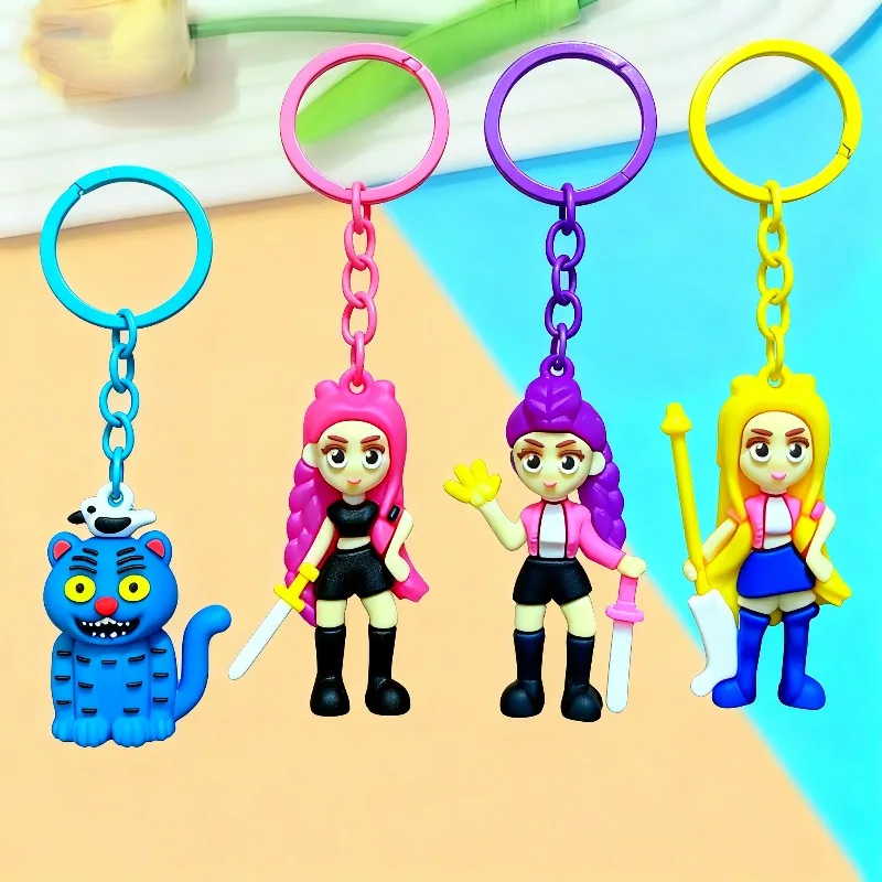 Kpop شيطان الصيادين هنتركس ساجا بنين الاكريليك سلاسل المفاتيح الساخن اكسسوارات مجوهرات رومي زوي ميرا بيع روحي Keyrings المشجعين الهدايا #6