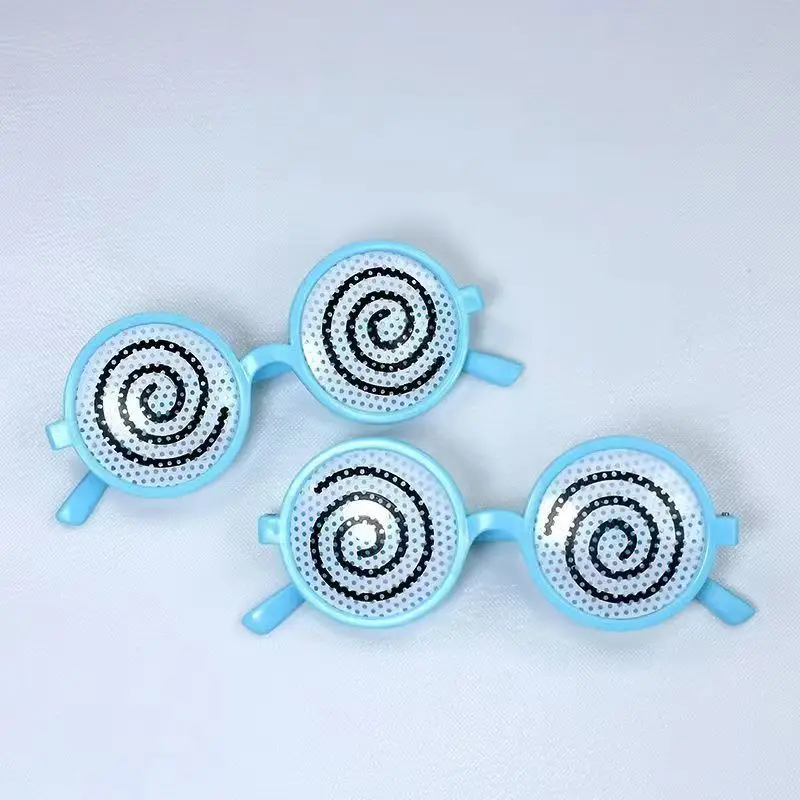 Funny Glasses Halloween Party Props Novelty Rotating Eyeballs Anime Glasses Festive Atmosphere Carnival Cosplay Costumes Props