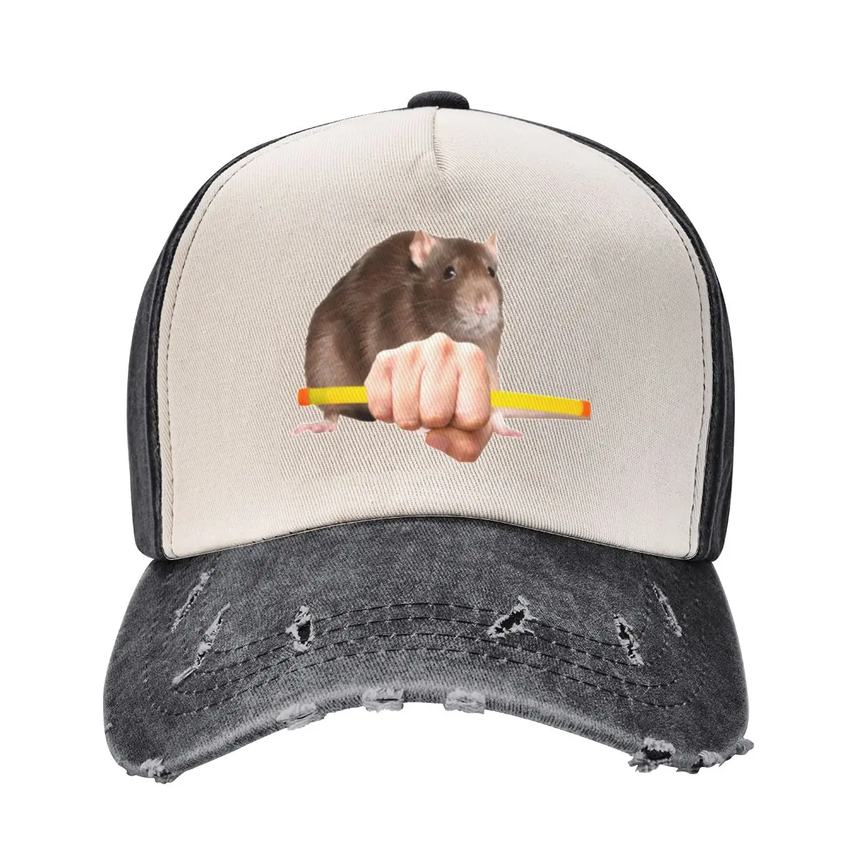 Groan tube Noise Tube Rat Ratto Meme Gift Sticker Rat Lover Baseball Cap birthday Gentleman Hat Elegant Women's Hats Men's