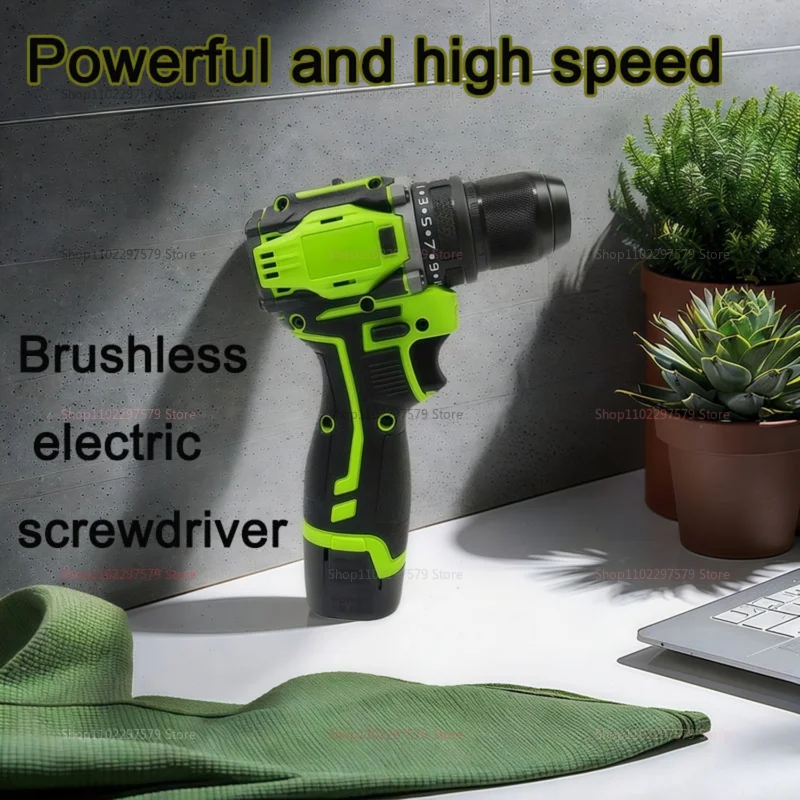 18 V 2-in-1-Lithium-Bohrmaschine und elektrischer Schraubendreher, bürstenloser Motor, 45 Nm Drehmoment, kabelloses Multifunktions-Heimwerkerwerkzeug