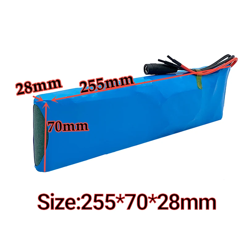 Batterie lithium-ion 7S2P 29.4V 58000mAh avec BMS 20a équilibré pour vélo et scooter électrique chargeur nouveau