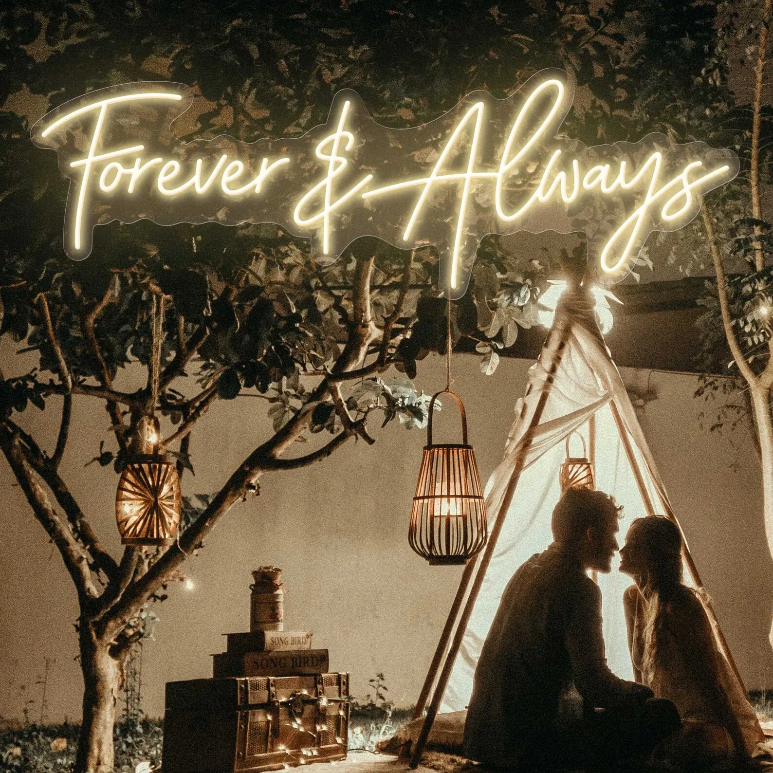 Forever & Always Wedding Neon Sign, Wedding Party Decor, Personalized Gifts, Wedding Neon Light, Gift For Her, Engagement Gift