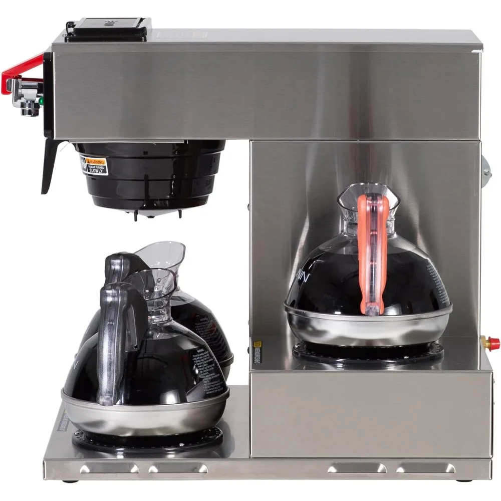 12950.0212 CWTF15-3 Automatische Commerciële Koffiebrouwer Met 3 Lagere Warmers (120V)