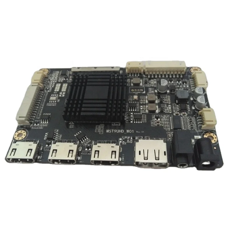 Placa de Control inteligente PCBA Lvds 3840x2160 4k 3 * H D M I 2,0 HDCP2.2 DP V por una placa controladora de controlador LCD