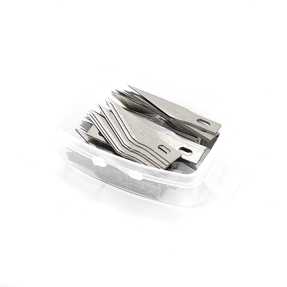 Imagem -02 - Lâminas de Gravura para Ferramenta X-acto Exaco Lâminas Gravadoras Sk5 Facas Artesanais para Celular Ferramentas Manuais de Reparo Pcb 50 Pcs 100 Pcs
